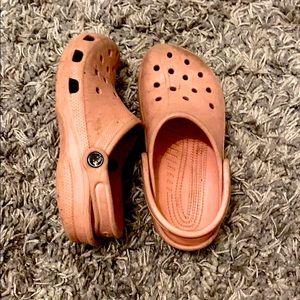 Pink Crocs